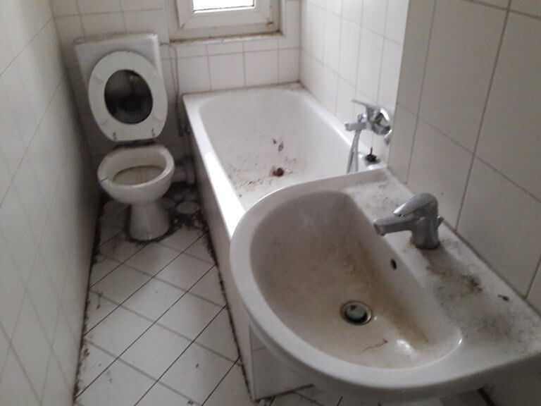 verwahrloste Wohnung